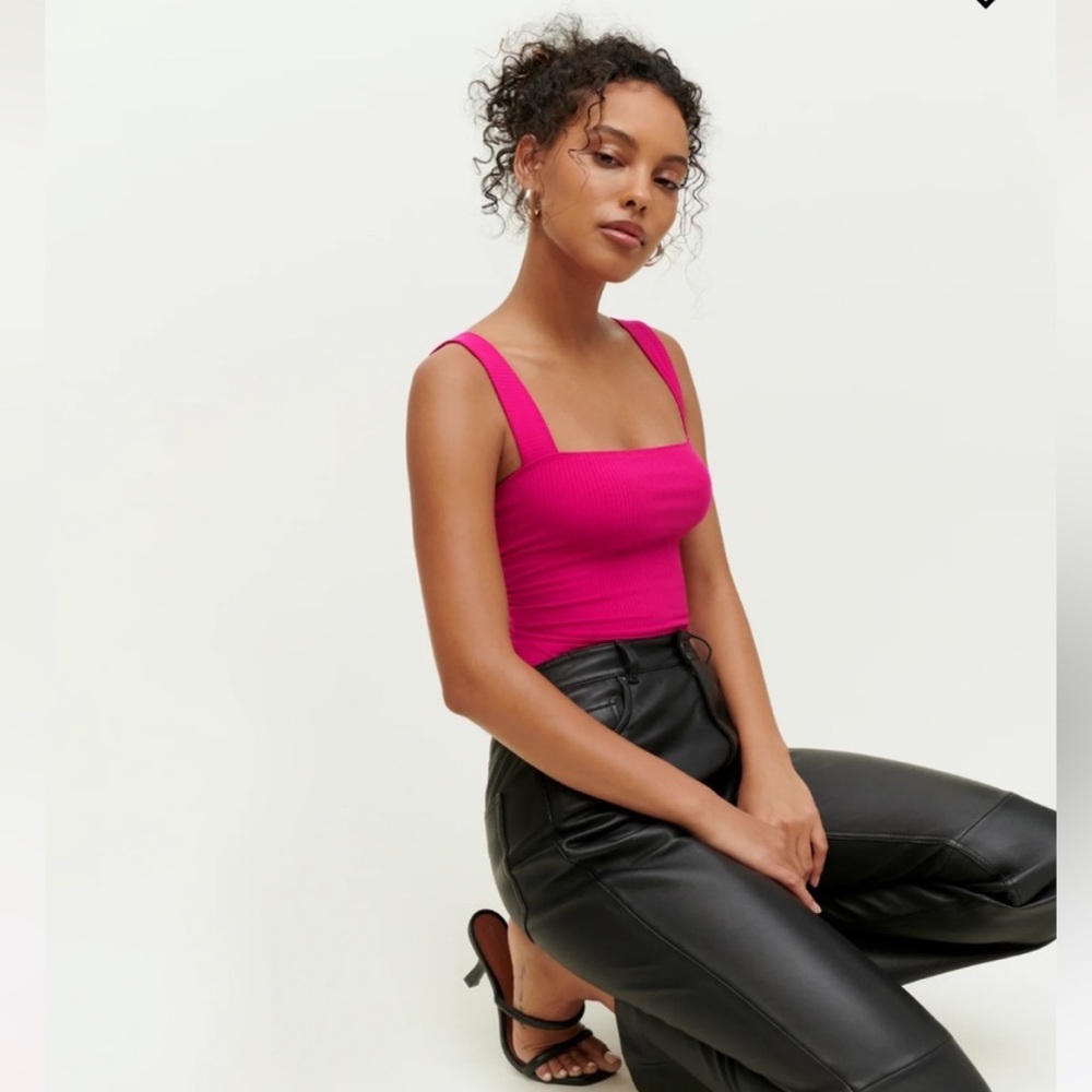 Reformation Hot Pink tank